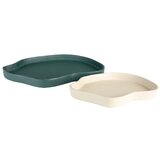 Zuiver Kovinski dekorativni pladnji v kompletu 2 ks 35x23 cm Revolt – | Shoptok.si