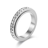 INF Vrtljivi antistresni obroč Silver, (21237964) | Shoptok.si