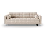 Cosmopolitan Design Bež raztegljiva sedežna garnitura s prostorom za shranjevanje iz tkanine bouclé 222 cm Bali – | Shoptok.si