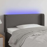  Uzglavlje sivo 83x16x78/88 cm od umjetne kože | shoptok.hr