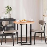 vidaXL Nepremična površina Svetlo rjava Ø 70 x 4 cm Trda hrastovina | Shoptok.si