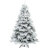 VidaXL Umestno božično drevo med 300 LED Zelena 210 cm PE in PVC Slike