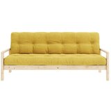 Karup Design Rumena raztegljiva sedežna garnitura 205 cm Knob – Cene