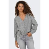 Only Pletena jopa 'ONLADELE' pegasto siva / črna | Shoptok.si