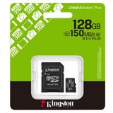 Kingston SelectPlus gen 3 MikroSD Memorijska kartica 128GB | Eponuda.com