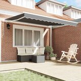  Senčnik Bela 3 x 2,5 m Kovina, (5000143538) | Shoptok.si