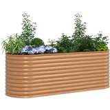  Povišena gredica Smeđa 240 x 80 x 81 cm Čelik | Eponuda.com