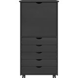  Mobilni ormar Siva 53 x 39 x 103 cm Čvrsto borovo drvo | Eponuda.com