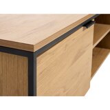 Unique Furniture TV omarica v hrastovem dekorju v naravni barvi 155x55x45 cm Cesura – | Shoptok.si
