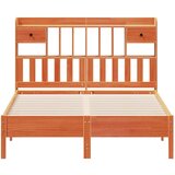  Krevet s regalom za knjige bez madraca 150x200 cm od borovine | shoptok.hr