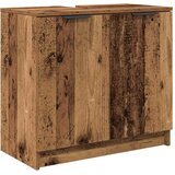  Set ormarića za kupaonicu 3 pcs Staro drvo Konstruirano drvo | shoptok.hr