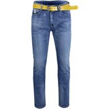 Pri Muške Classic traperice sa žutim remenom Cijene