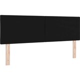 vidaXL Uzglavlje Dizajn Dijamantnih Blokova Crno 140 cm Baršun | shoptok.hr