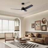  Immax NEO 07280L -LED prigušiva plafonski ventilator BEAUTY 18W/230V crni Wi-Fi Tuya + daljinski upravljač | Eponuda.com
