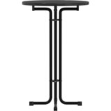  Barski stol crni Ø 70x110 cm konstruirano drvo i čelik | shoptok.hr