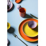 ONA Zelen/oranžen krožnik iz kamenine ø 26 cm Duo – | Shoptok.si
