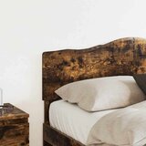 Uzglavlje s uzglavljem Dimljeni hrast 135 cm Konstruirano drvo | shoptok.hr