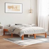 Furnova Posteljni okvir brez vzmetnice voščeno rjav 120x200 cm borovina, (21941490) Cene