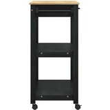  Kuhinjski kolica MONZA Crna 84 x 40 x 88,5 cm | Eponuda.com