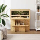  Osnovica za terarij s policom Smeđa 80 x 40 x 50 cm OSB | Eponuda.ba
