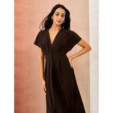 Sinsay Haljina s kimono rukavima i naborima | shoptok.hr
