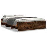 Furnova Posteljni okvir brez vzmetnice hrast 120x190 cm inženirski les, (21936968) | Shoptok.si