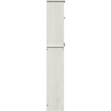 vidaXL Kabinetska WC Bijela 60 x 27 x 161 cm Masivna borovina | shoptok.hr