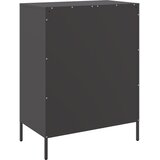  Komoda crna 68 x 39 x 89 cm čelična | shoptok.hr