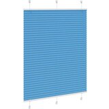 vidaXL Plisirana žaluzija Modra 105x150 cm Širina tkanine 104,4 cm | Shoptok.si