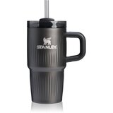 Stanley Quencher H2.O Fluted Tumbler tumbler od nehrđajućeg čelika sa slamkom mali Black PVD 590 ml | shoptok.hr