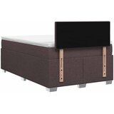  Boxspring krevet s madracem Tamno smeđa 120 x 200 cm Tkanina | shoptok.hr