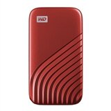 Western Digital Vanjski prijenosni disk WD My Passport SSD USB-C, 1 TB, crveni | shoptok.hr
