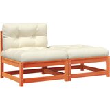  Vrtna sofa bez naslona za ruke s jastucima i tabureom | shoptok.hr