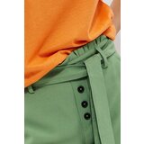 Marisse Plain Shorts With Ties L-Sh-3723 Palm | Shoptok.si