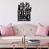 Wallity zidna dekoracija first time forever, 40 x 54 cm, crna | ePonuda.com