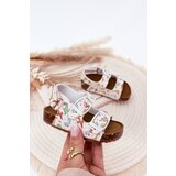 Boto Children's sandals on cork sole with buckles dinosaurs multicolor Thessa | ePonuda.com