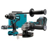 Makita aku set udarna bušilica i brusilica DK0124G201 xgt 40V Cijene