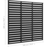 PANEL za ogradu WPC 180 x 180 cm crni | shoptok.hr