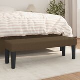  Klupa tamnosmeđi 100x30x30 cm od tkanine | shoptok.hr