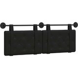  Držeće uzglavlje Zidne Crna 130 x 55 x 5 cm Lažna koža - Crna 120 cm bez LED | shoptok.hr