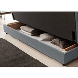 ELTAP Siva sklopiva/s prostorom za odlaganje sofa od bouclé tkanine 197 cm Clareta – | shoptok.hr