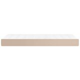  Madrac s oprugama boja cappuccina 90x200x20 cm od umjetne kože | shoptok.hr