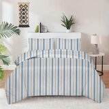 Svilanit Pamučno satenska posteljina Stripes blue MC univ | shoptok.hr