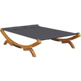 The Living Store zunanja postelja 165x188,5x46 cm trden les antracit - zunanja postelja, (21421787) | Shoptok.si