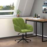 Maison Chic Vrtljiv pisarniški stol - računalniški stol svetlo zelen žamet, (21784405) | Shoptok.si