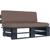  Srednja vrtna sofa od paleta od crno impregnirane borovine | shoptok.hr