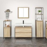  Set namještaja za kupaonicu s ladicama 3 pcs Sonoma hrast | Eponuda.ba