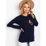 BASIC Feel Good Blouse-RV-BZ-5122.13P-navy blue | Shoptok.si