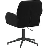  Okretne radne stolice 4 kom. 54 x 55 x 90 cm Crna Baršun | shoptok.hr