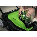 GREENWORKS G40LM41K4 akumulatorska kosilica 40v, 41 cm, sa punjačem i baterijom | shoptok.hr